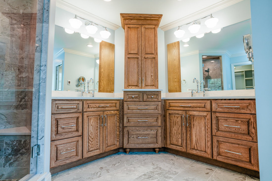 A Bathroom Remodel brings Calm, Comfort, and New Life to West knoxville home